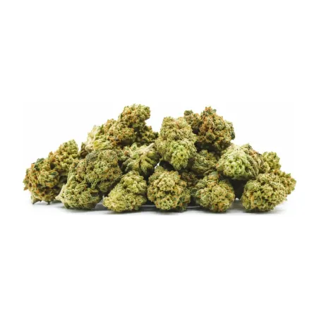 THCX Blumen Power Skunk Medium Buds – Seitenansicht