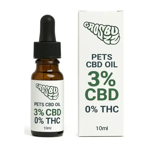 CBD Öl 3% Bio für Hunde und Katzen – Neutraler Geschmack – 0% THC garantiert