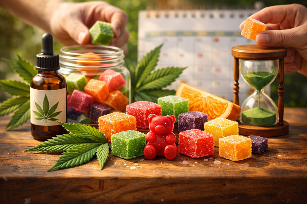 THC-Gummibärchen: Wirkungseintritt, Dauer und Risiken